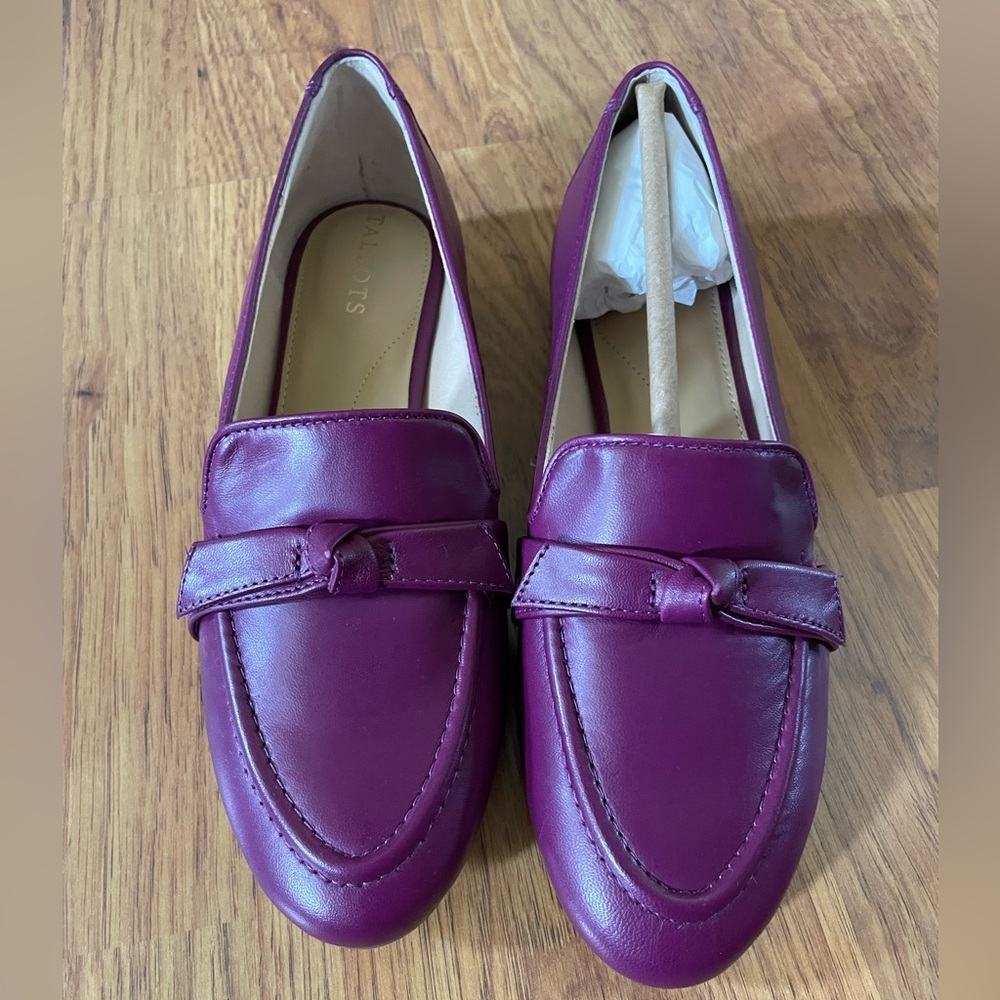 Talbots flat dress shoes - plum